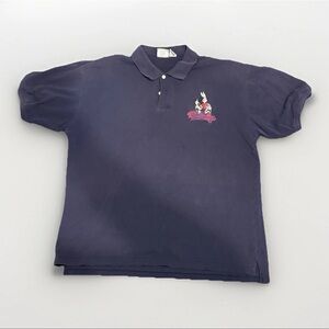 Vintage 1994 Looney Tunes Bugs Bunny USA World Cup Soccer Polo Shirt XL Cartoon